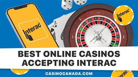 online casinos that accept interac